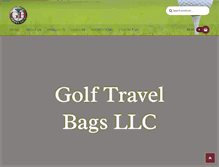 Tablet Screenshot of golftravelbags.com